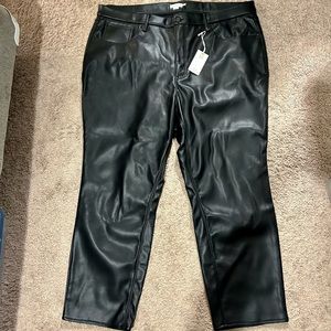 Good American size 26 better than leather pants brand new.